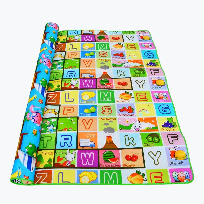 Grand tapis de jeu alphabet en mousse plié
