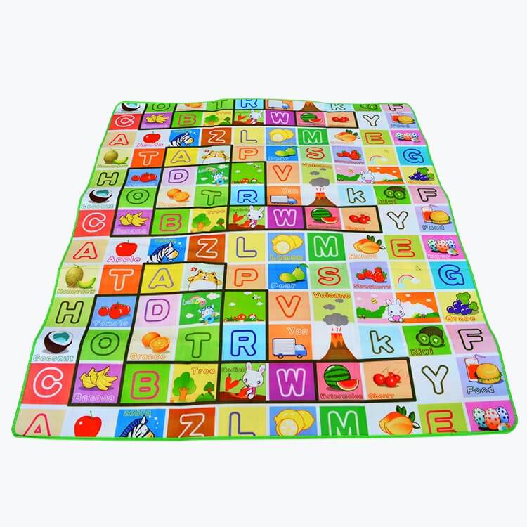 Grand tapis de jeu alphabet en mousse pour enfants