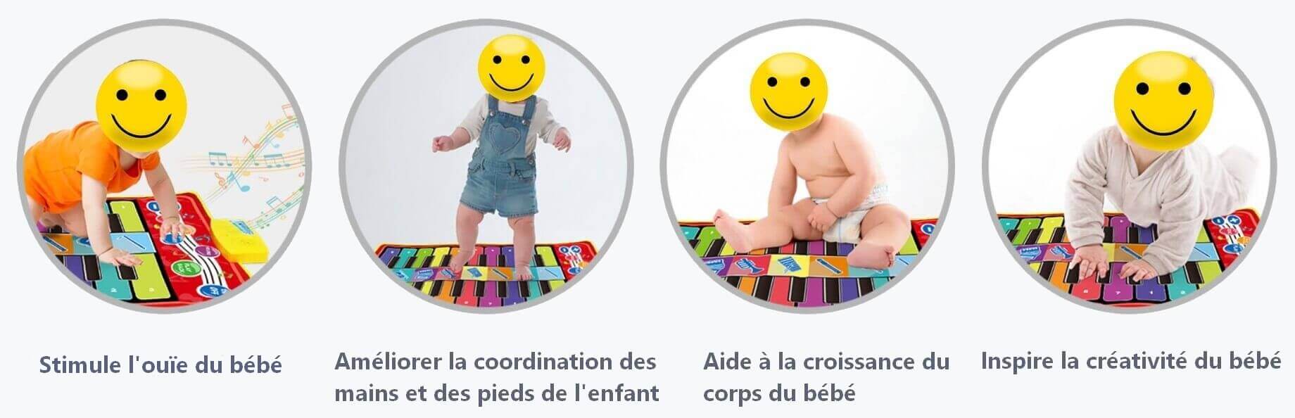 Les différentes utilisations du tapis piano pour bébé