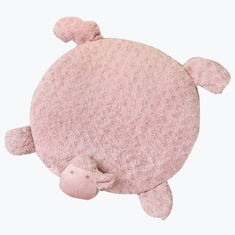 Tapis en forme de mouton rose pour chambre de bébé