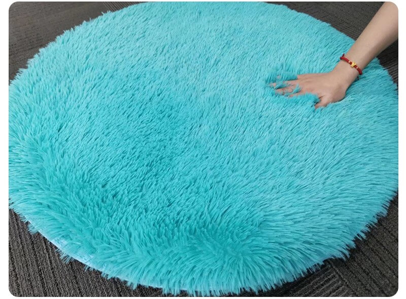 La douceur d'un Tapis enfant bleu