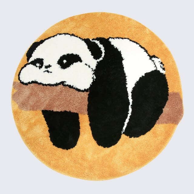 Nouveau Tapis De Sol De Voiture Avec Motif De Panda Cartoon Et