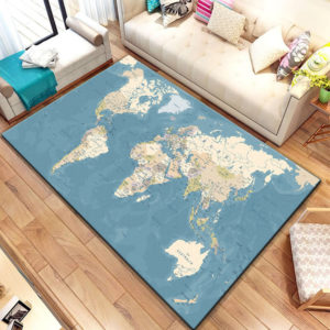 tapis carte du monde