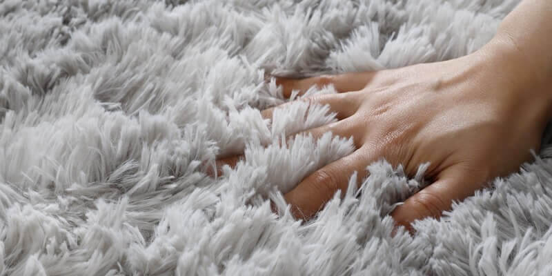 Tapis à poils longs