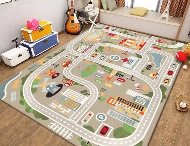 Grand tapis circuit voiture
