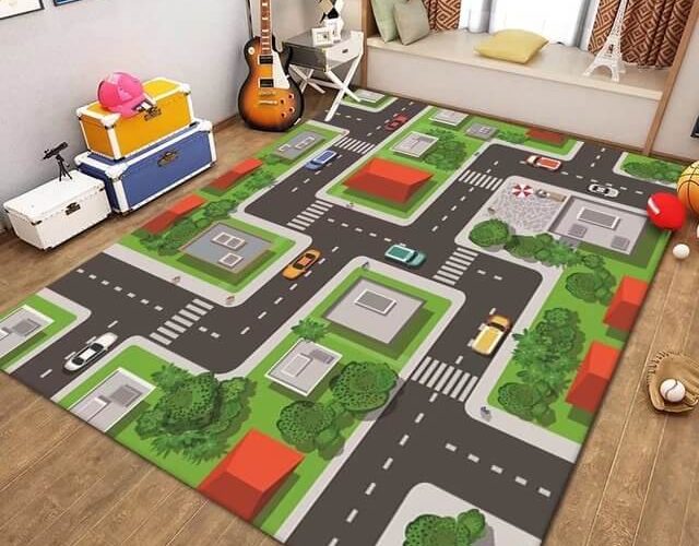 Tapis circuit de voiture de dimension140x200 cm