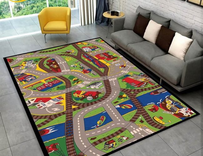 Tapis de route pour garcon