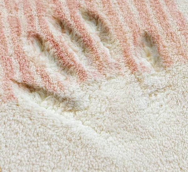 Texture d'un Tapis avec motif de chat